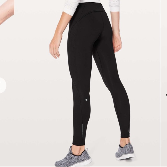 Lululemon fleece tights - Picture 1 of 5